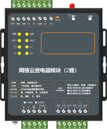 云继电模块（2路）